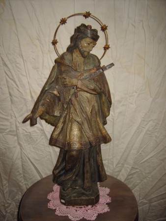 Christopherus,Holz,,Höhe53cm,VP 700,-,